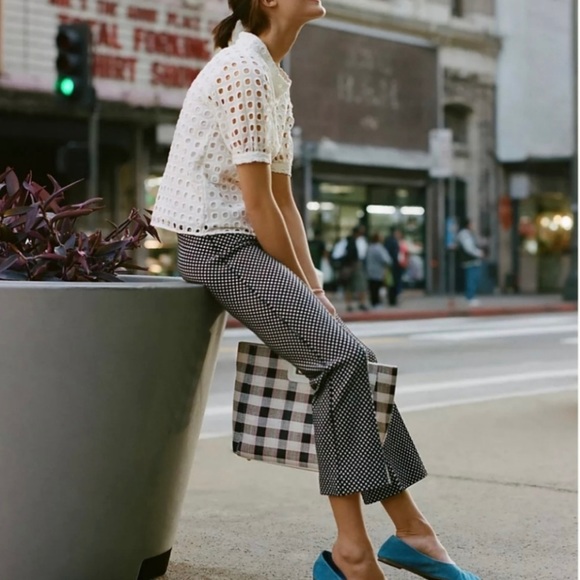 Anthropologie Essential Crop Flare Pants - Picture 6 of 10